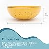 Round Porcelain Bowls (18 oz), Set of 4 – Vivid Assorted Colors - Esfour Ceramics