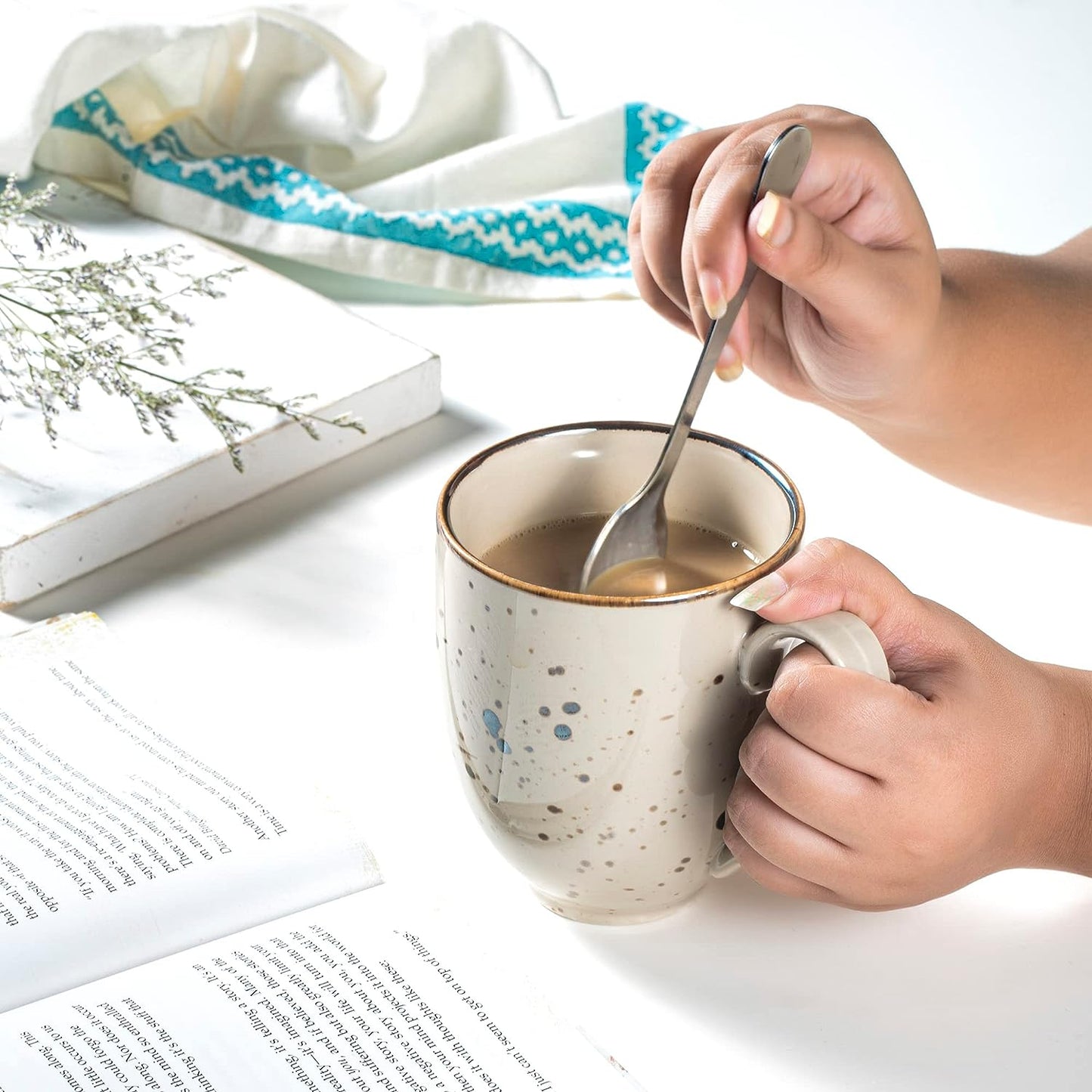 Coffee Mugs (14 oz) – Natural Assorted Colors - Esfour Ceramics