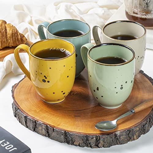 Coffee Mugs - 14 oz - Vivid Assorted (New - Open Box) - Esfour Ceramics